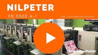 NILPETER FB 3300 A-1 Label flexo printing machines | NILPETER Machines