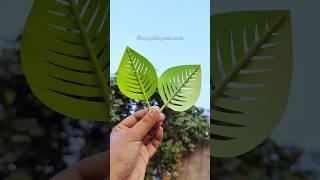 Easy And Simple Way Leaf Crafting Tutorial | #shorts #diy