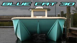 Blue Cat 30' VS one of the most dangerous inlets in Florida!