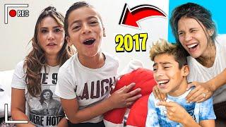 REACTING To Our FIRST EVER YOUTUBE VIDEO!!! (SO CRINGE)  | The Royalty Family