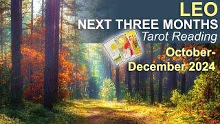 LEO NEXT THREE MONTHS "SUCCESS WILL FIND YOU: TRANSFORMATIONAL CHANGE" #tarot  October-December 2024