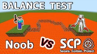 Minecraft Balance Test SCP Monsters Vs. Noob