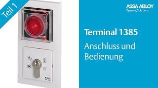 Terminal 1385: Anschluss & Bedienung