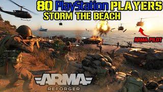 ARMA REFORGER | THE PLAYSTATION HORDE BEACH ASSAULT | @ArmaPilot  (PVPVE)