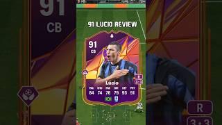 91 Lucio Review in EA Sports FC 25 #shorts #short #fc25 #eafc25 #brazil #trackstars #lucio