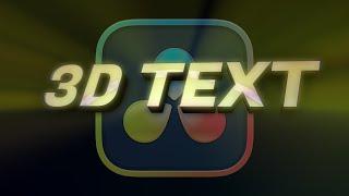 A 3D Text Effect You SHOULD Try!