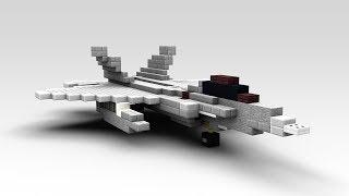 Minecraft F-22 Raptor Fighter Jet Tutorial