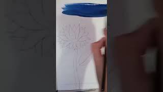 processing sunflower stary night #enaya #acrylicpainting #art #shortvideo #sunflower #starynight