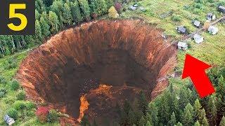 Top 5 Largest Sinkholes Caught on Camera