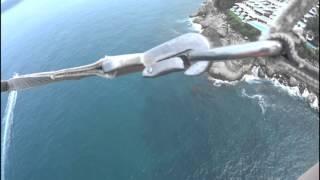 Flying over Kata noi Beach .Phuket.