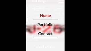 J 26 Mobile Demo - Created in Adobe Muse CC
