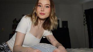 ASMR Tucking You In (Body Scratches, Hair Play, Reading)