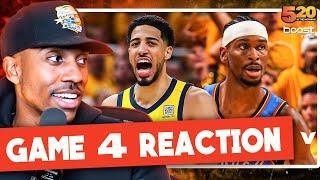 Jeff Teague REACTS to Thunder COMEBACK WIN vs. Pacers in Game 4 of NBA FINALS, tied 2-2 | Club 520