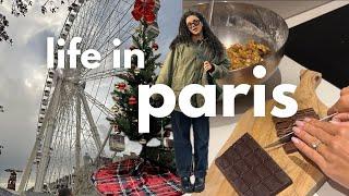 life in paris | christmas market, baking cookies, decorating for christmas