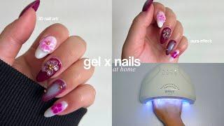 GEL X NAILS AT HOME | *everything you need to do your nails like a pro + 3D nail art for beginners*