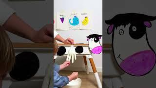 How to Milk a Cow!  Fun DIY Learning Activity for Toddlers #shorts #toddlers #easylearning