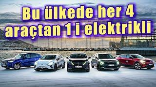 Norveç'te Her 7 Kişiden 1 inin Elektrikli Arabası var / Elektrikli Araba Cenneti