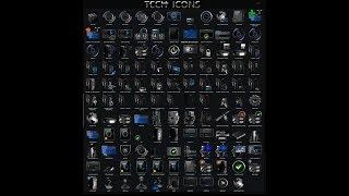 Windows 10 custom icon pack TECH