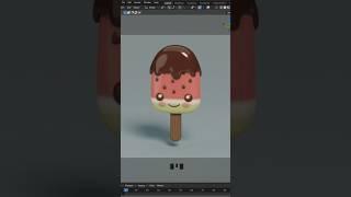 Modelling a watermelon Popsicle in Blender 3.5  #blender #3dart #3dtutorials #3d #tutorial