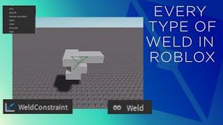 All about Welds in Roblox Studio