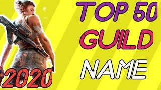 FREE FIRE TOP 50 GUILD NAMES |TOP GUILD NAMES | BEST GUILD NAMES | ADNAN GAMING