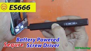 "SEQURE ES666 Electric Screwdriver: Precision Tool for Electronics & Delicate Work"