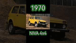 NIVA 4x4 of Evolution (1970-2023) #shorts #short