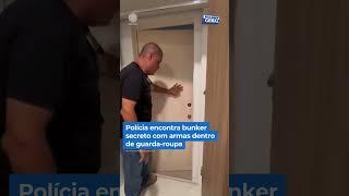 Polícia encontra bunker secreto com armas dentro de casa em SP #shorts #record #balançogeral