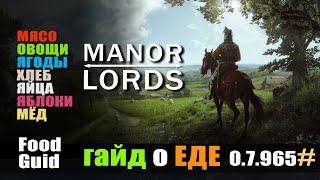 Manor Lords гайд всё о еде