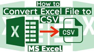 How to Convert Excel File to CSV Format | How to Save Excel File as CSV Format | Excel to CSV Format