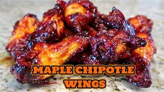 Maple Chipotle Chicken Wings In The Oven | Easy Chicken Wing Recipes