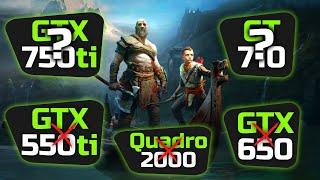 God Of War | GTX 750 ti | GT 710, 730 | GTX 650, 660, 550 ti, 760, 560 | GTS 450 | DX 11.1 Error