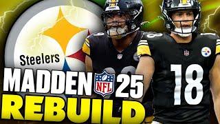 I Drafted a 6'9 WR! Derrick Harmon & Will Howard Pittsburgh Steelers Rebuild! Madden 25 Franchise