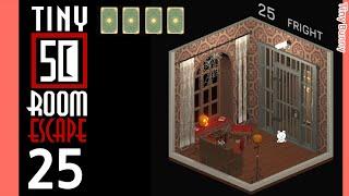 50 Tiny Room Escape Level 25 Walkthrough (4 Cards)