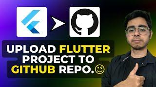 Upload Flutter Project to GitHub from VS Code | Easiest Way!