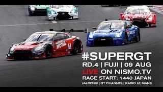 FULL RACE (ENG): SUPER GT 2015 ROUND 4 (FUJI) English Commentary - RACE STARTS 42:06