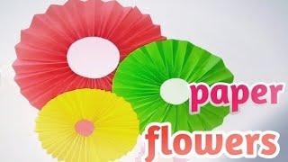 easy paper flowers/how to make paper flowers/Paper craft/NA diaries