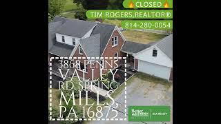 CLOSED Tim Rogers,REALTOR® 814-280-0054