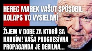 Doživotná STOPKA v televízii? Herec Marek Vašut narobil poriadky s progresívnou moderátorkou! Tak