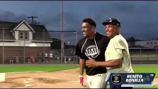 Benito Bonilla wins The Homerun Derby at The 22U Baseball Canada Nationals at Beazley yesterday!