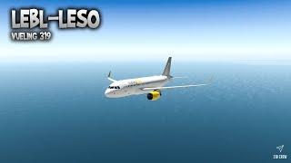 ️‍️[IVAO X-Plane 11] A319 | LEBL-LESO | APP NDB! ‍️️