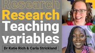 Variables: CS & maths in primary school — Katie Rich & C. Strickland | Computing education research