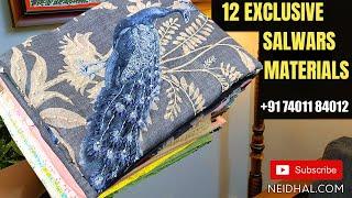 12 New Salwar Material Designs | NEIDHAL.COM | WhatsApp +917401184012 |JUNE 22 #3451