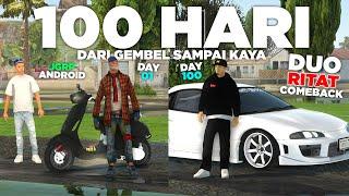 100 HARI DARI MISKIN SAMPAI KAYA DI JGRP ANDROID !! GTA SAMP