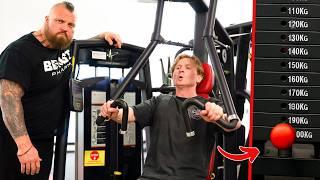 Can pro climber MAX out the gym? ft. Eddie Hall