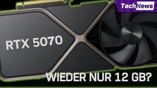 NVIDIA RTX 5080 und 5070 OHNE Speicher Upgrade?