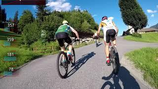 Kitzalpbike Brixen Hillclimb Full Race (Data Overlay, 5.8 w/kg)