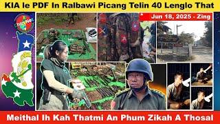 Jun 18 Zing: KIA le PDF In Ralbawi Picang Telin 40 Lenglo That. Mithi An Phum Zikzawng Ah A Thosal