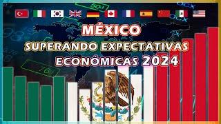 México sigue creciendo y está superando a otras economías mundiales a finales del 2024