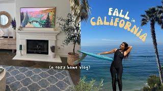 a cozy fall home vlog in California 